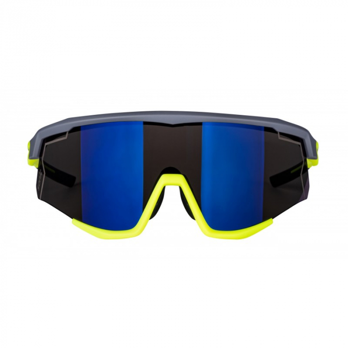 Ochelari Force Sonic gri/fluo, lentila albastra oglinda [3]
