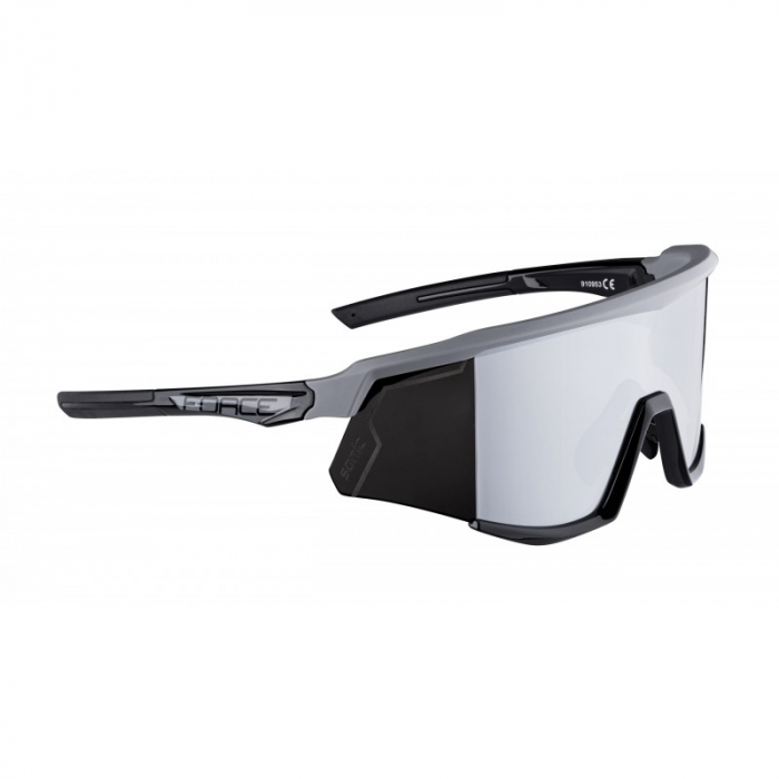 Ochelari Force Sonic gri/negru, lentila neagra oglinda [2]