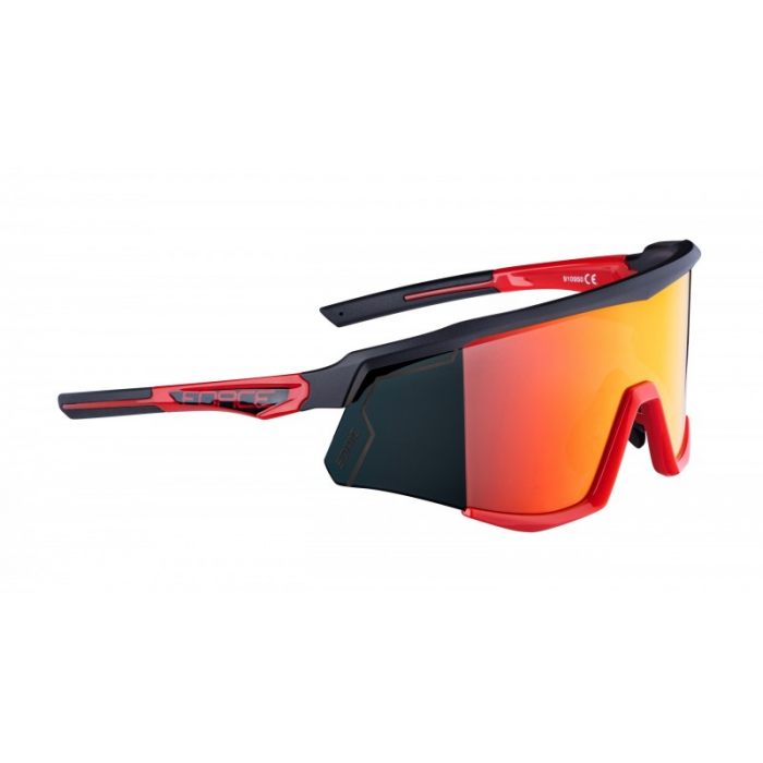 Ochelari Force Sonic negru/rosu, lentila rosie oglinda [2]