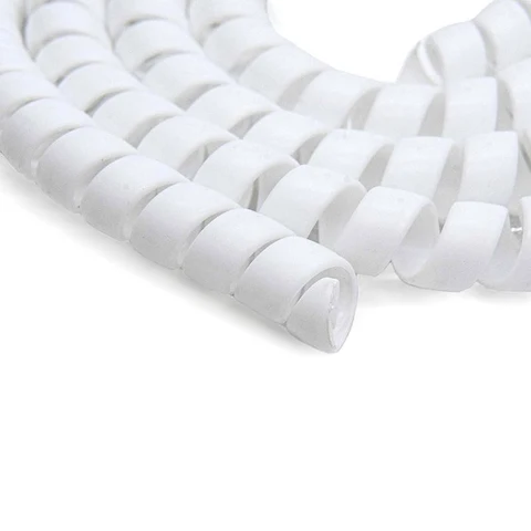 Organizator si protectie cabluri spiralat 110 CM - alb [2]