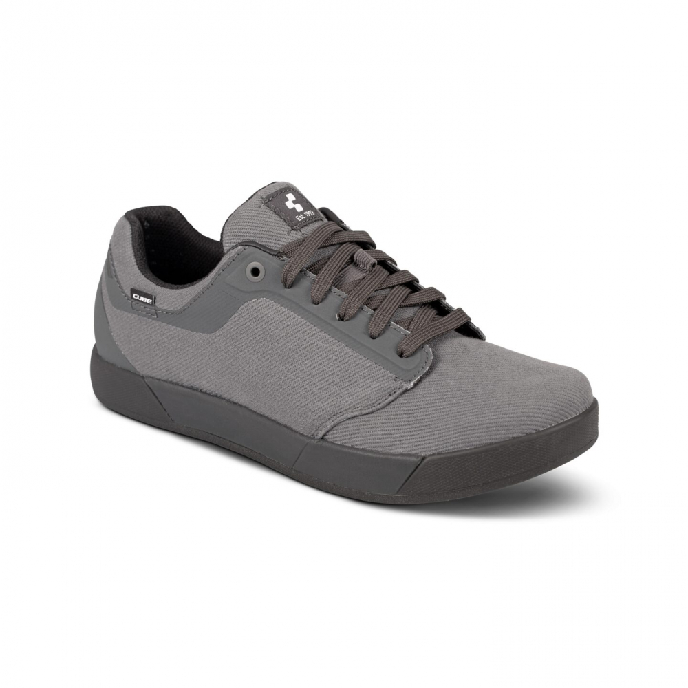 PANTOFI CICLISM CUBE SHOES GTY MAZE CANVAS GREY 43 [1]
