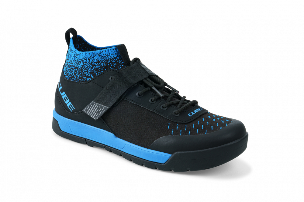 PANTOFI CICLISM CUBE SHOES GTY STRIX BLACK BLUE 44 [1]