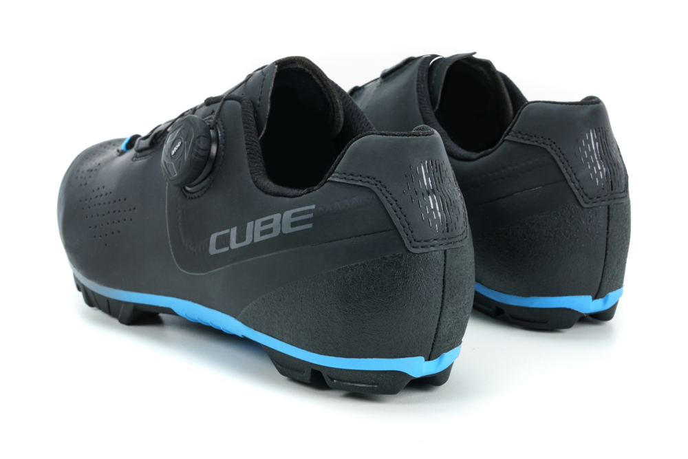 PANTOFI CICLISM CUBE SHOES MTB PEAK PRO BLACK BLUE 48 [4]