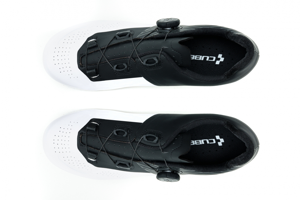 PANTOFI CICLISM CUBE SHOES RD SYDRIX PRO BLACK WHITE 42 [2]
