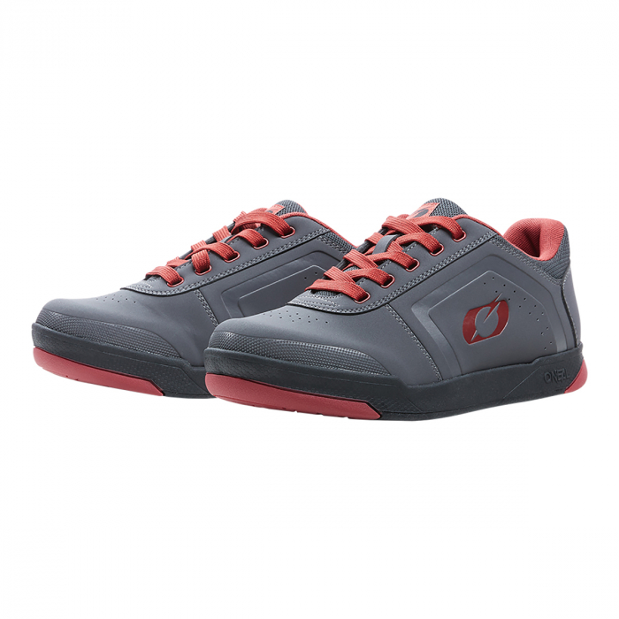 Pantofi Ciclism O'Neal Flat Pedal V.22 - 43, Gri-Rosu [1]
