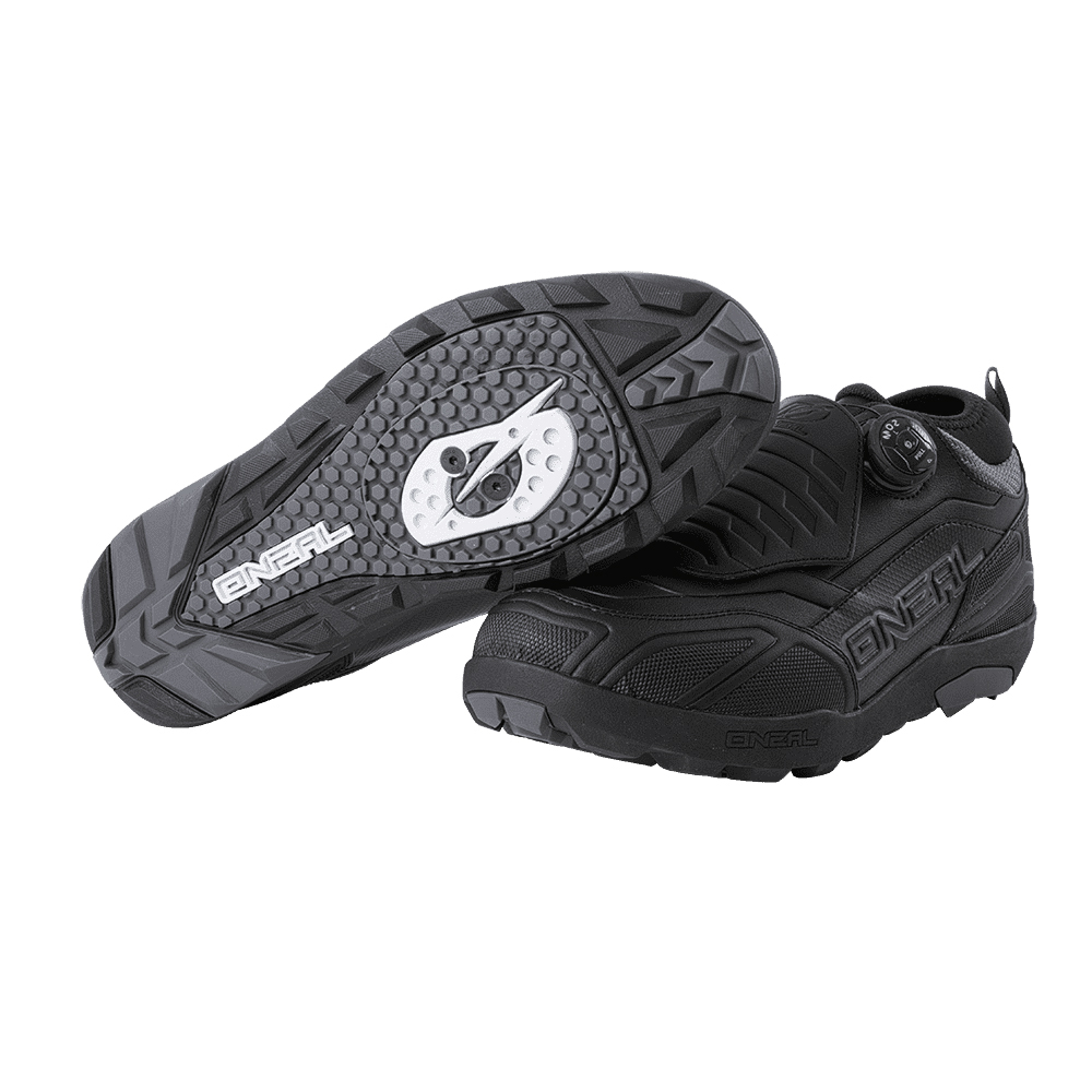 Pantofi Ciclism O'Neal Loam WP Flat V.23 - 43, Negru-Gri [4]