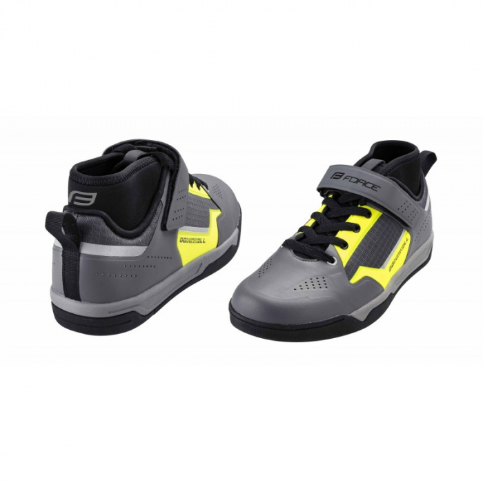 Pantofi Force Downhill, gri/fluo, 41 [2]