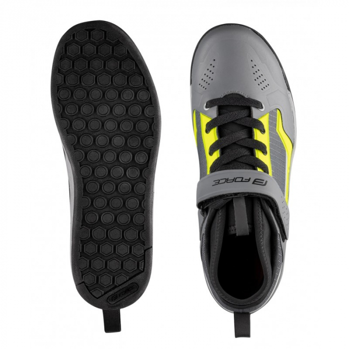 Pantofi Force Downhill, gri/fluo, 41 [3]