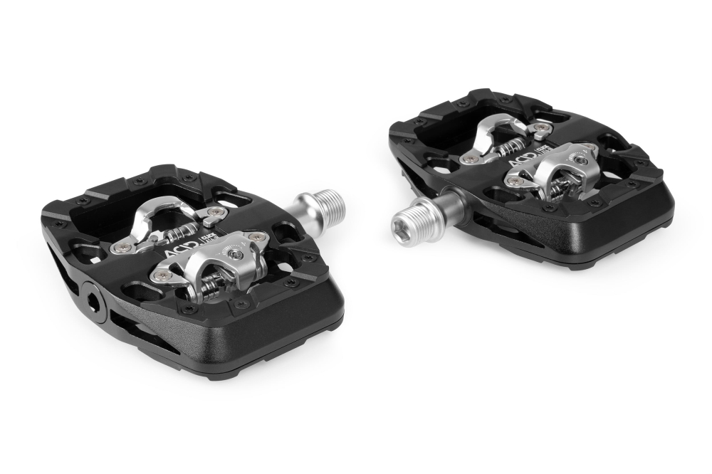 PEDALE ACID CLICK A16-IB Negru/Argintiu [2]
