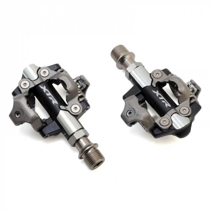 Pedale automate Shimano XTR PD-M9100 SPD cu placute SM-SH51 - ax 52mm [3]