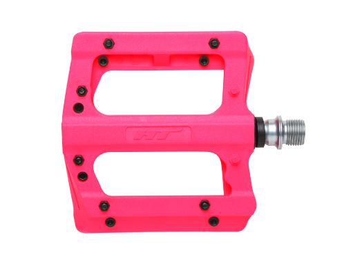 Pedale HT PA01A-Roz Neon Pini Detasabili [1]