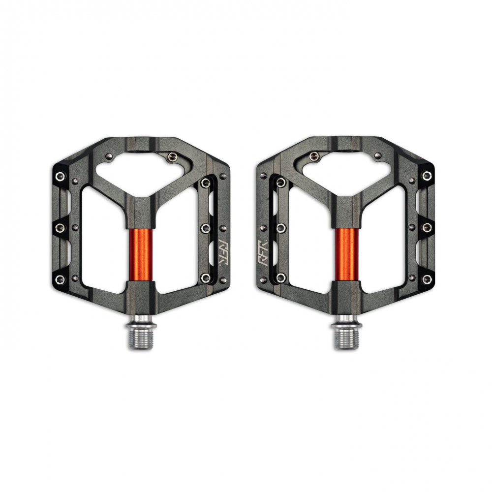 PEDALE RFR FLAT SLT 2.0 GREY ORANGE [1]