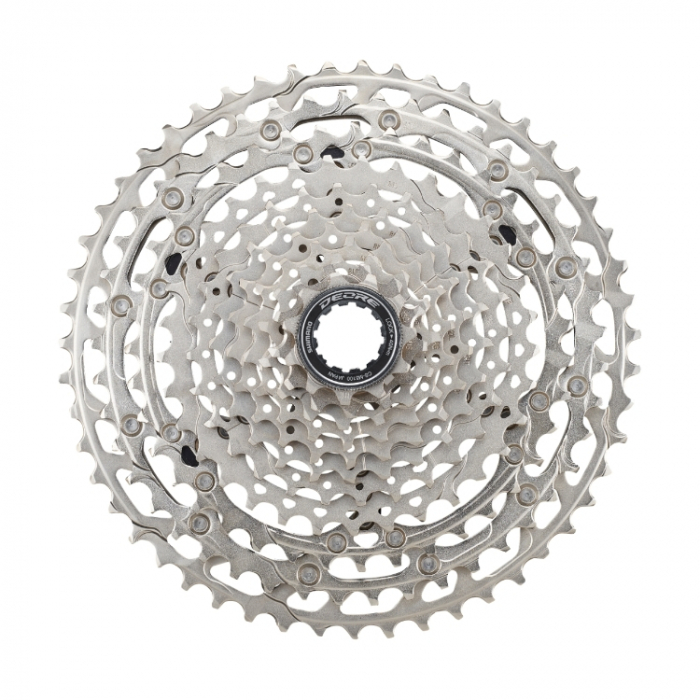 Pinioane casetate Shimano Deore M5100, 11viteze, 11-42T, Mtb HG-X, nichelat-argintie [1]