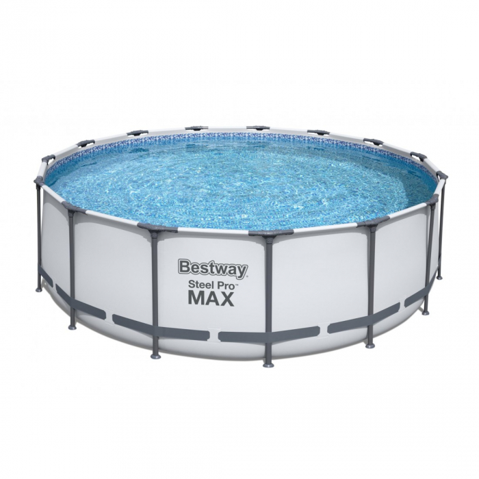 Piscina supraterana cu cadru Bestway Steel Pro Max 457 x 122 cm cu pompa de filtare si accesorii [5]