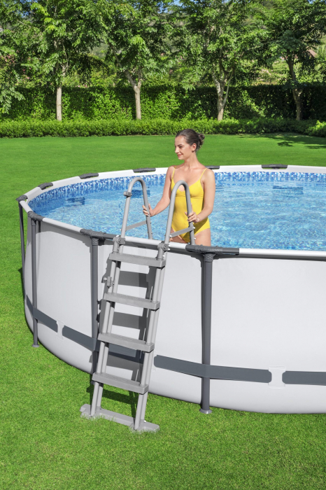 Piscina supraterana cu cadru Bestway Steel Pro Max 457 x 122 cm cu pompa de filtare si accesorii [4]