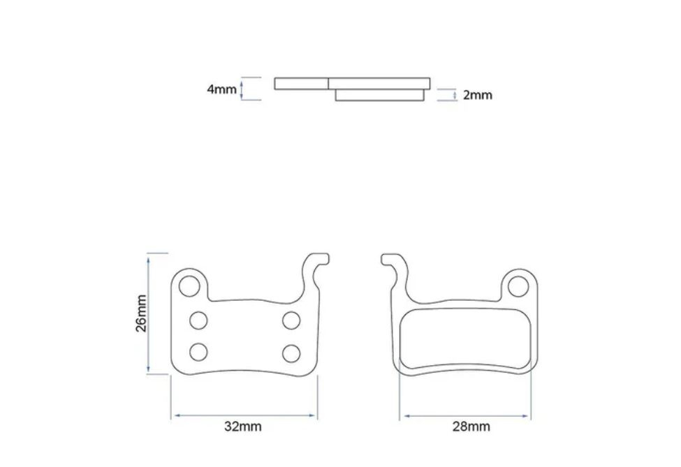 Placute de frana ceramice - 2 perechi [2]
