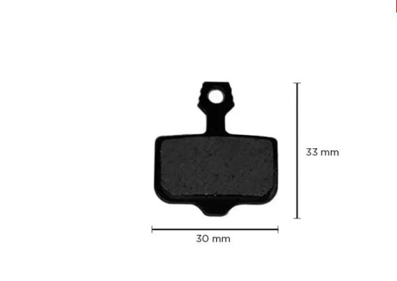Placute frana rasina trotineta electrica compatibil KUGOO G-BOOSTER [2]