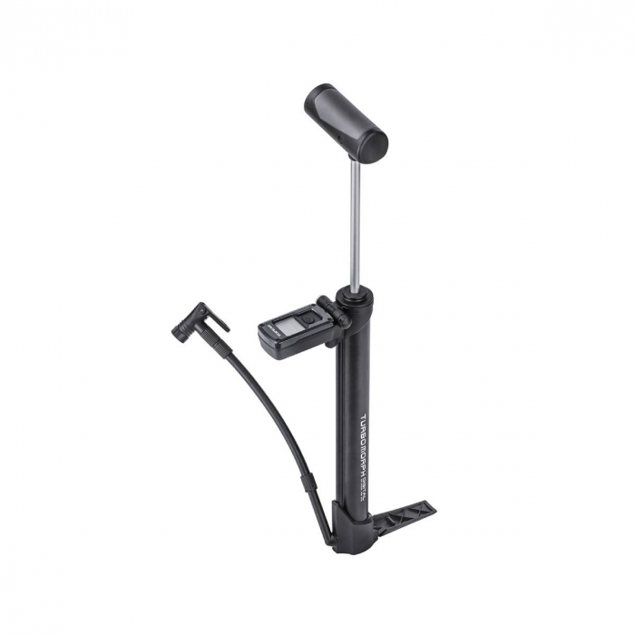 Pompa Mini Topeak Turbo Morph Digital, TTM-DGD, 160PSI/11BAR, manometru digital precizie [2]