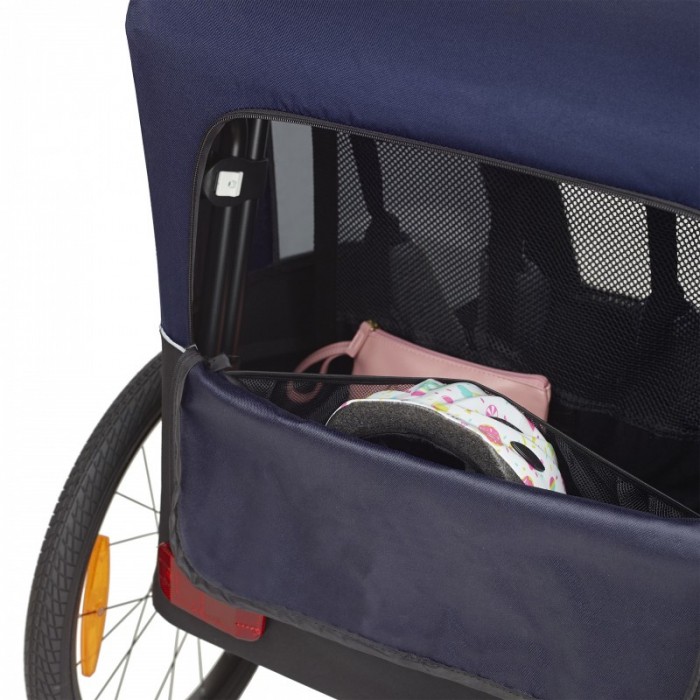 Remorca Si Carucior Transport Copii Polisport - Albastru [8]