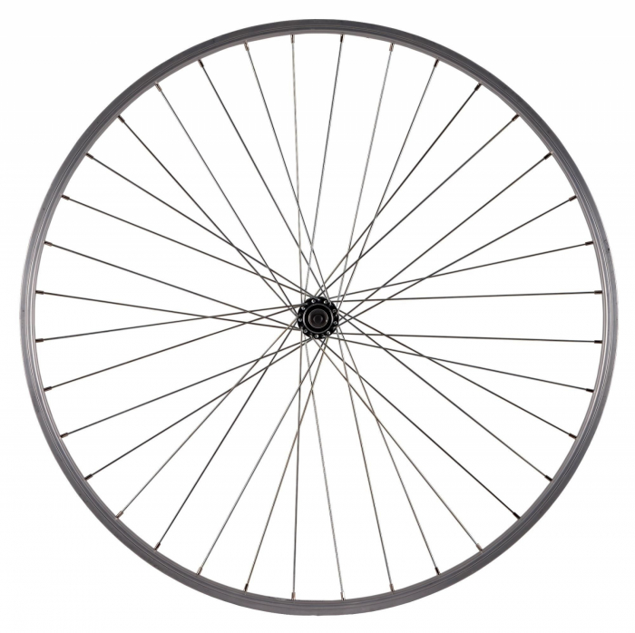 Roata Bicicleta Fata Luna 28", 622X21, Alu Simpla, Butuc Simplu Argintiu, 36H, 3/8 Old13560 [2]