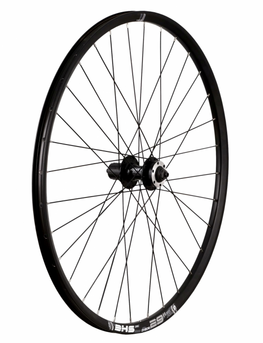 Roata Bicicleta Spate Taurus 27,5" - 2727, 584X21, Alu Dubla, Neagra, Disk Brake, Butuc Quando S/Kt-Md4R, Qr, 32H [2]