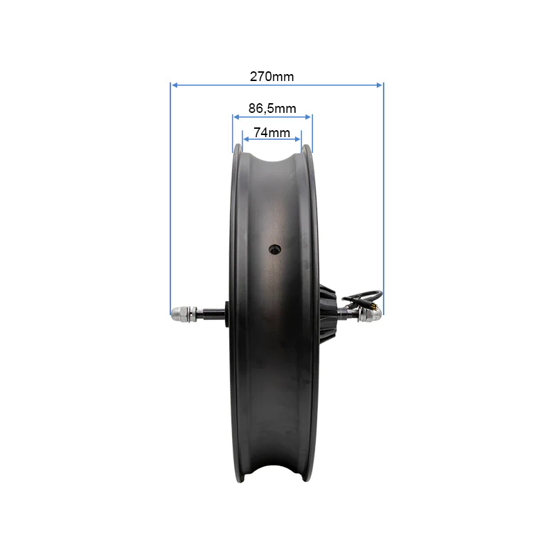 Roata cu motor bicicleta electrica 20x4.0 - 250W (80Nm) LITHOR/BRAVE [4]