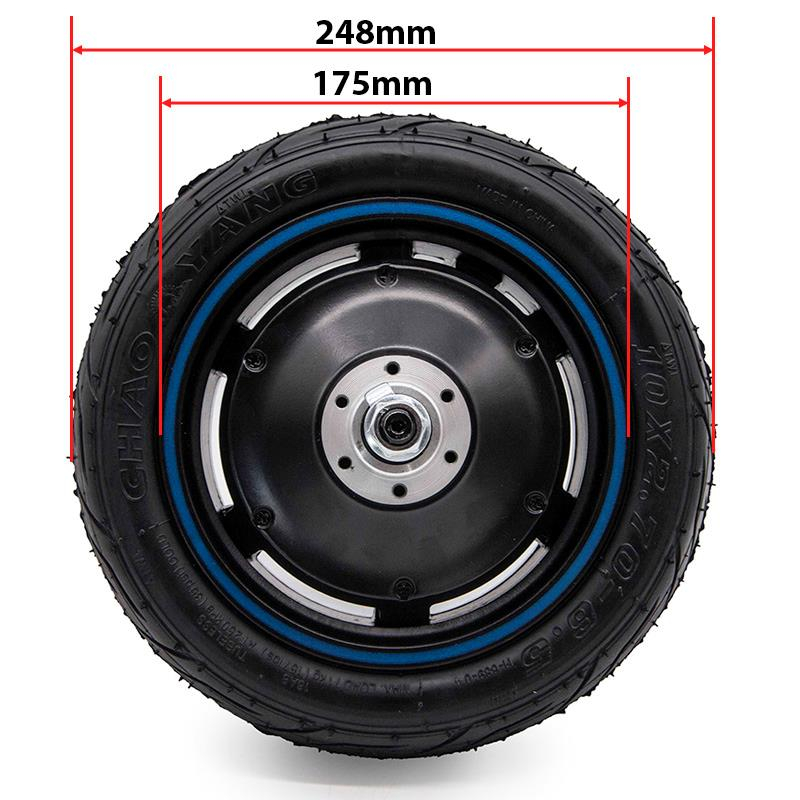 Roata cu motor cu linie albastra 48V 800W 6.5" [3]