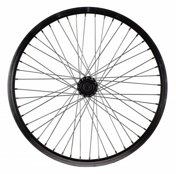 Roata Fata 20" Cerurim, Janta Simpla Bmx Othin, 406X25, V-Brake, 48H, Neagra [2]