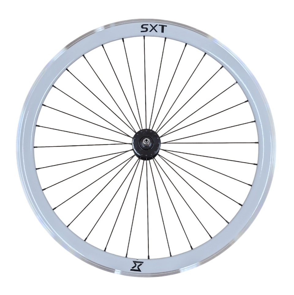 Roata Fata Single Speed/Fixie SXT 700-32H 40 mm Alb [1]
