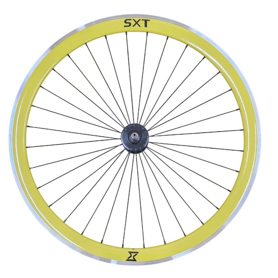 Roata Fata Single Speed/Fixie SXT 700-32H 40 mm Galben [1]