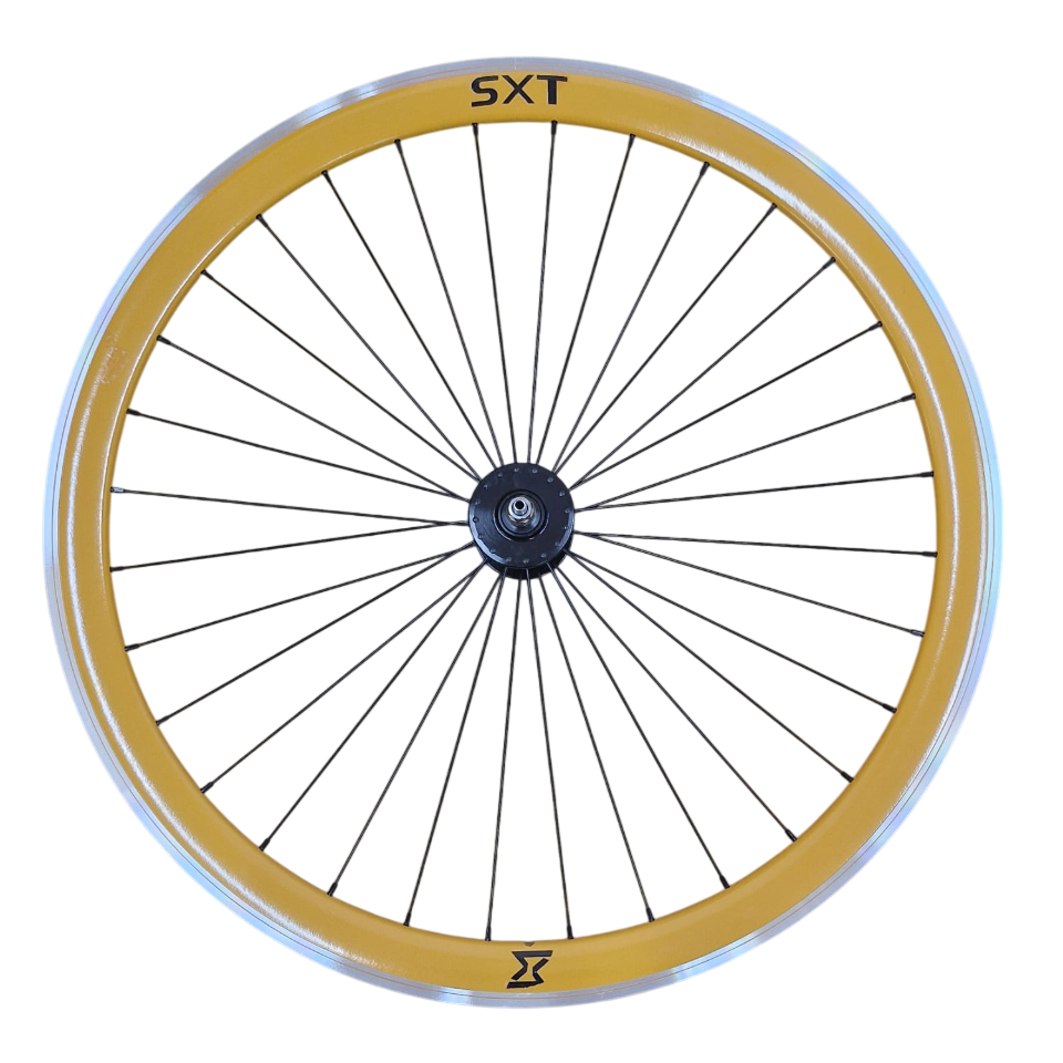 Roata Fata Single Speed/Fixie SXT 700-32H 40 mm Portocaliu [1]
