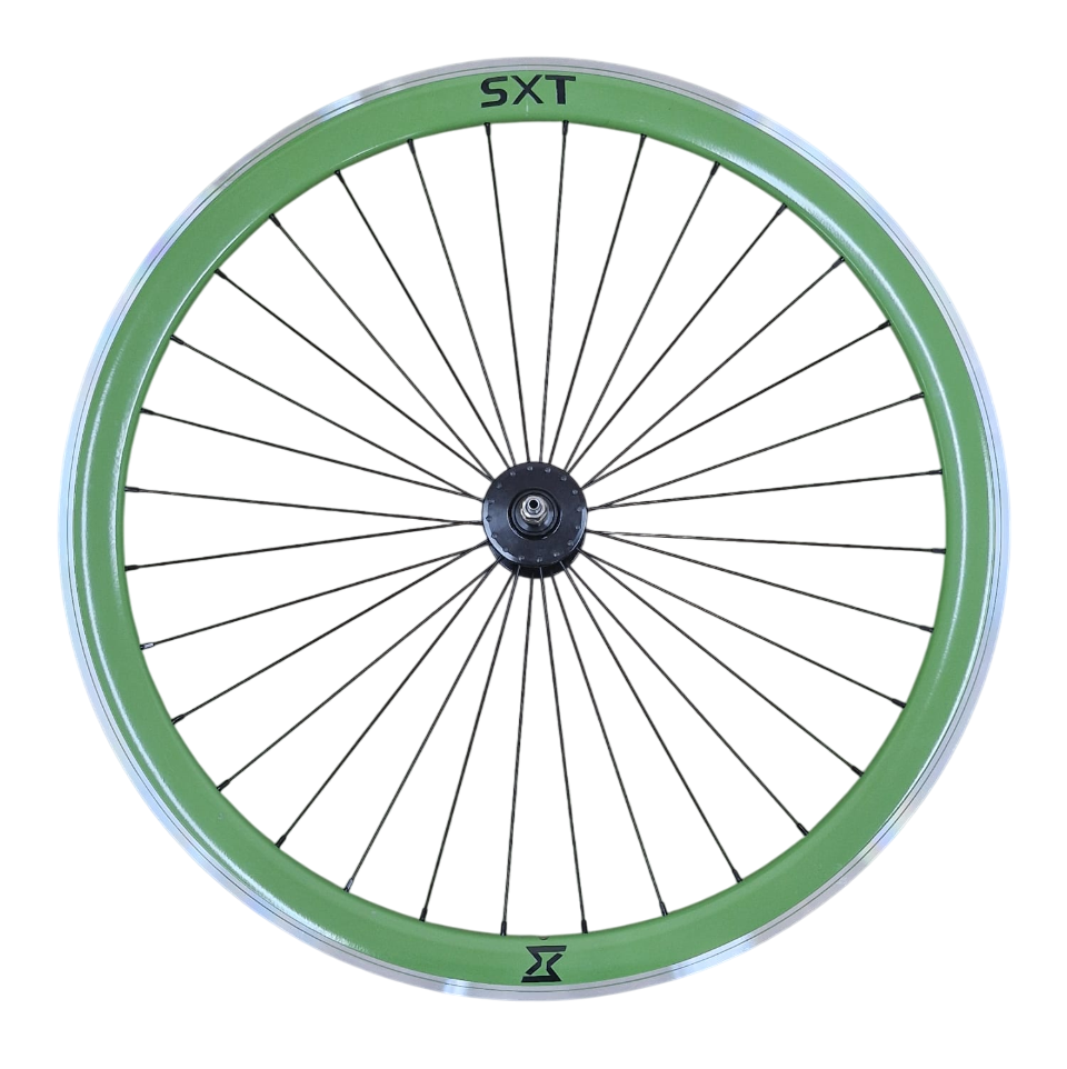Roata Fata Single Speed/Fixie SXT 700-32H 40 mm Verde [1]