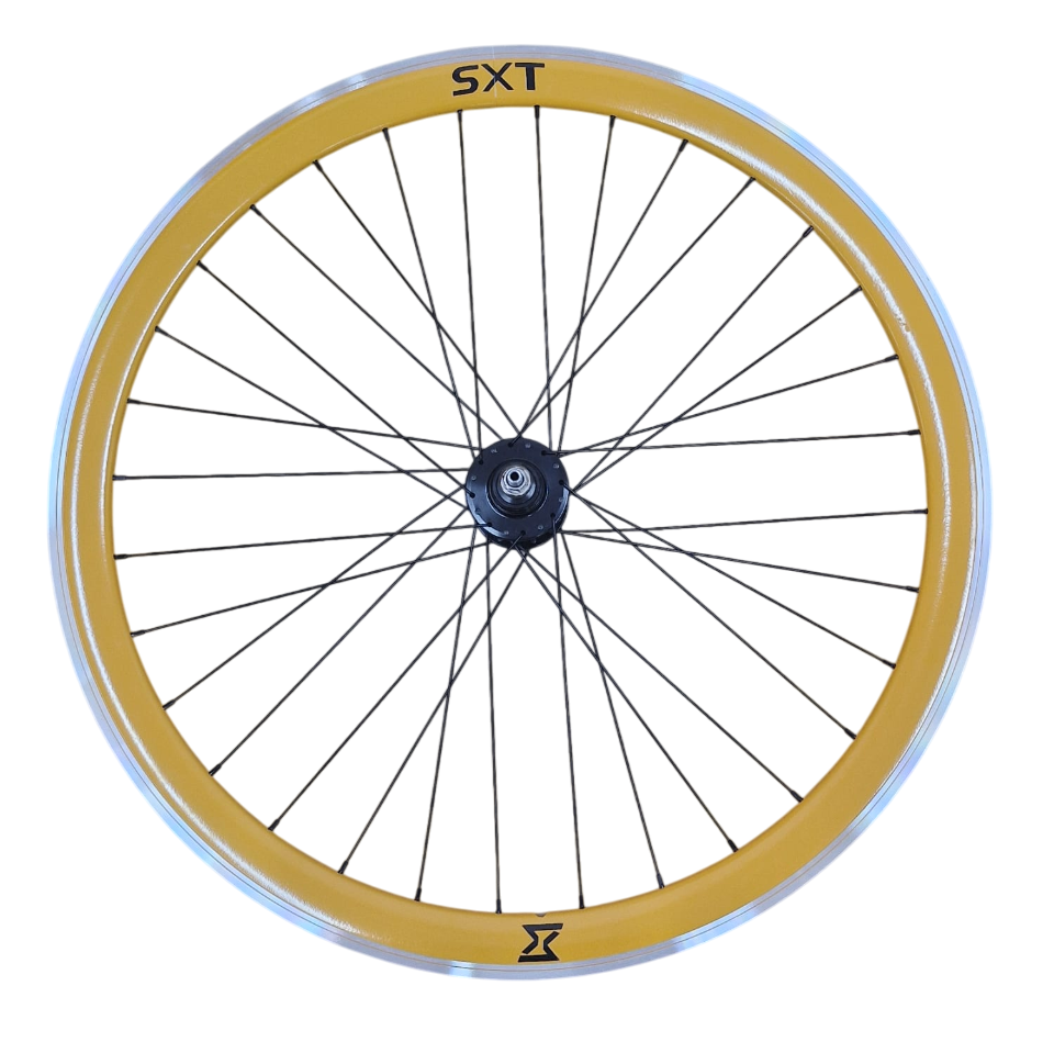 Roata Spate Single Speed/Fixie SXT 700-32H 40 mm Portocaliu [1]