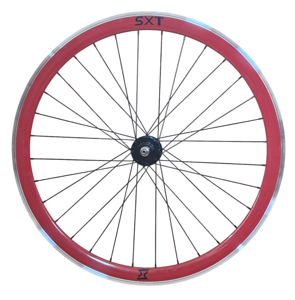 Roata Spate Single Speed/Fixie SXT 700-32H 40 mm Rosu [1]