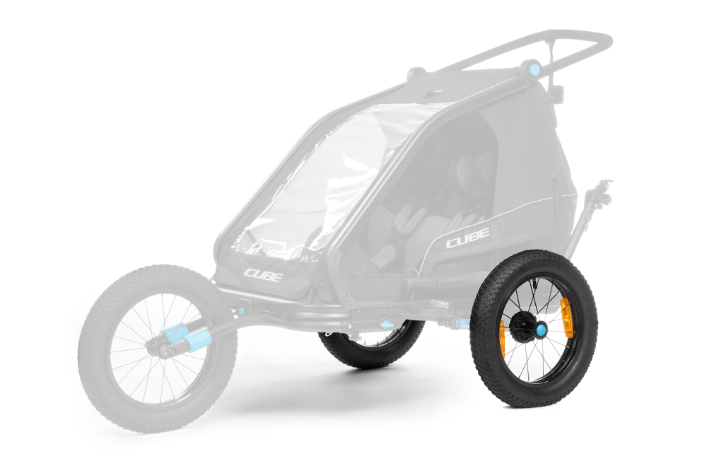 ROTI SPATE CARUCIOR CUBE FAT FOR KIDS TRAILER DOUBLE Set [3]