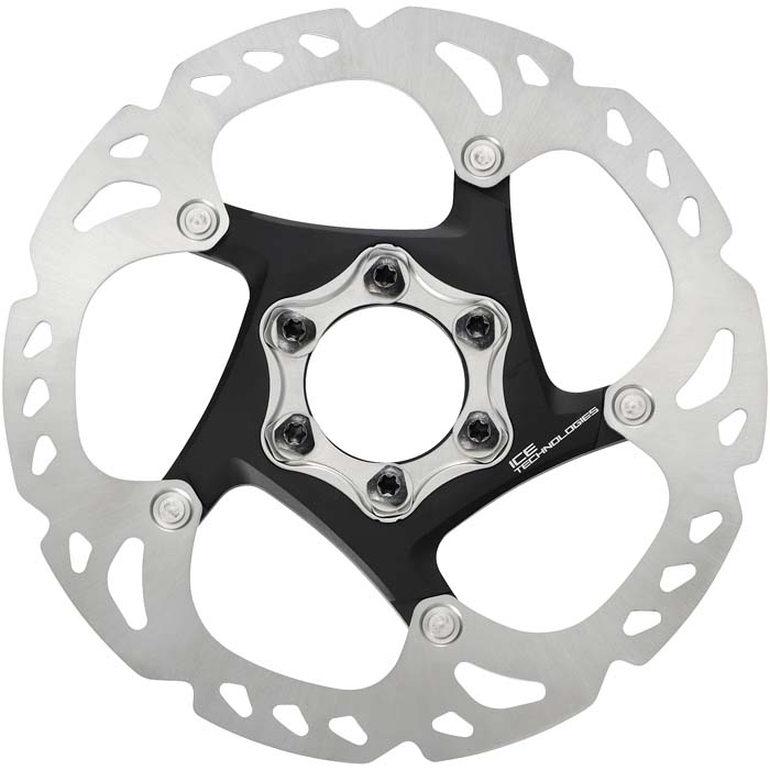 Rotor Disc Hydraulic Shimano Xt Rt86 L2 Icetec, 203Mm, Spider Negru, 6Suruburi [1]