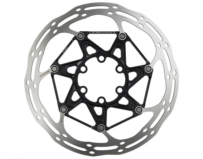 Rotor disc Sram CenterLine 2P, IS6, diam 160mm, spider Alu, centru negru [1]