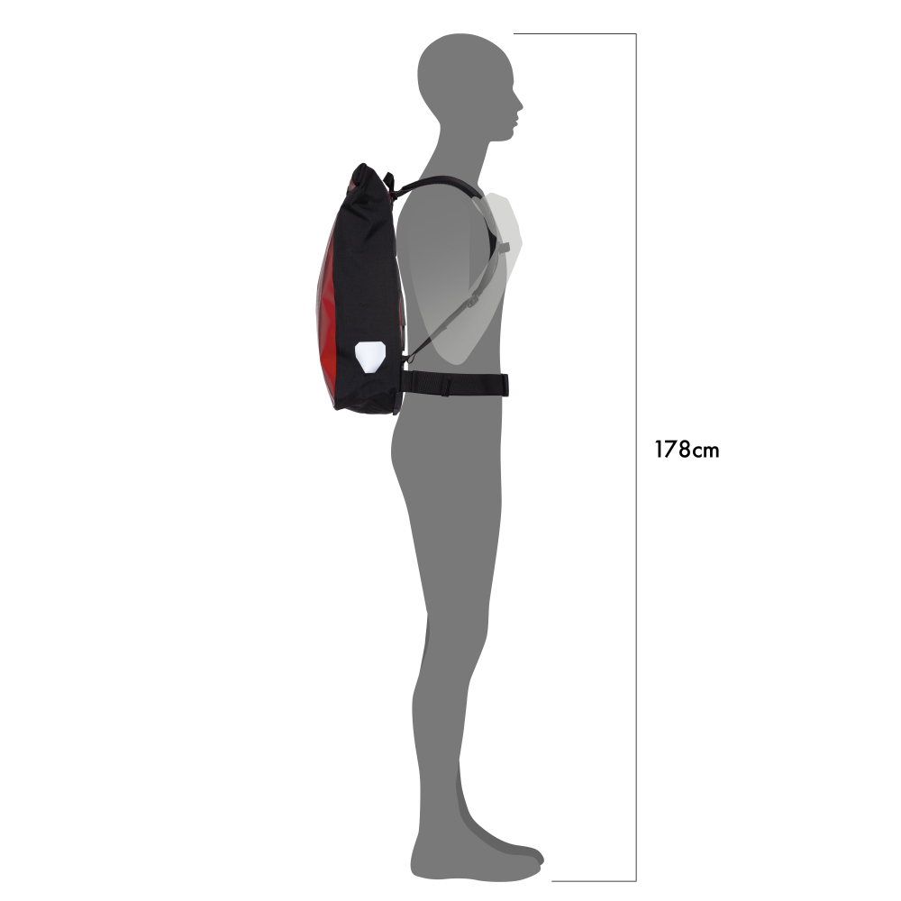 RUCSAC ORTLIEB MESSENGER-BAG 39L Red - black [5]
