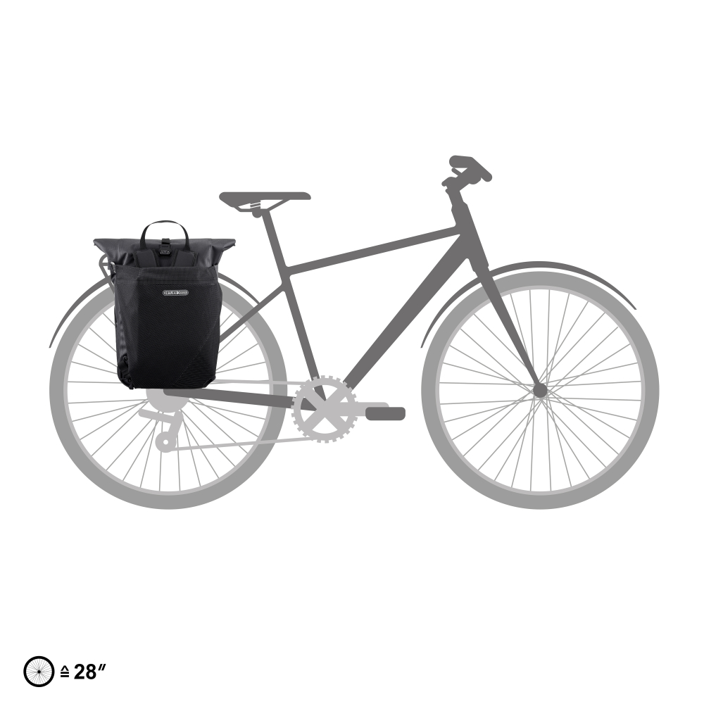 RUCSAC ORTLIEB VARIO HIGH-VIS 26L Black reflective [5]