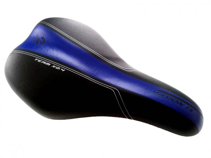 Sa Bicicleta Copii Ddk 1624 Mission-T Neagra Cu Dunga Albastra [2]