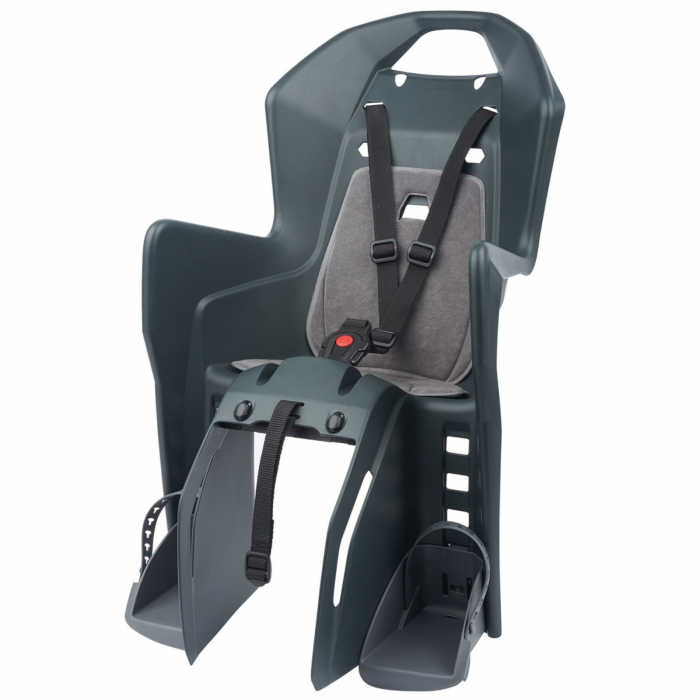 Scaun copii Polisport Koolah RMS Rack, spate, pt portbagaj, negru gri-argintiu [1]