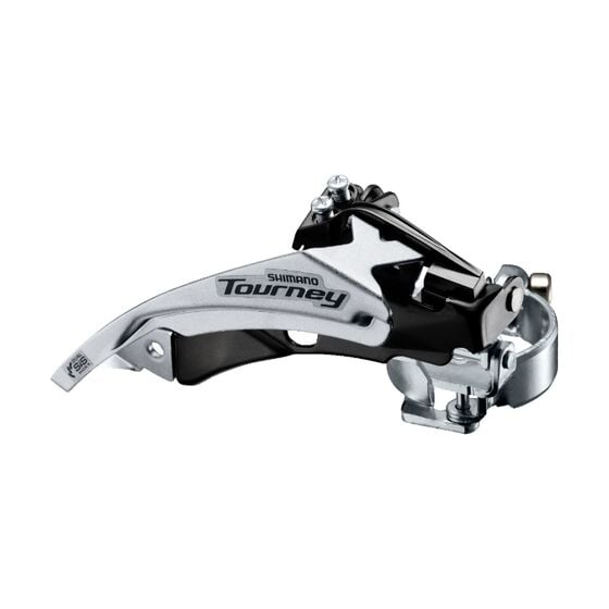 Schimbator fata 3x6/7 viteze Shimano Tourney AFDTY500TSM6, 42T, Top Swing, argintiu [1]