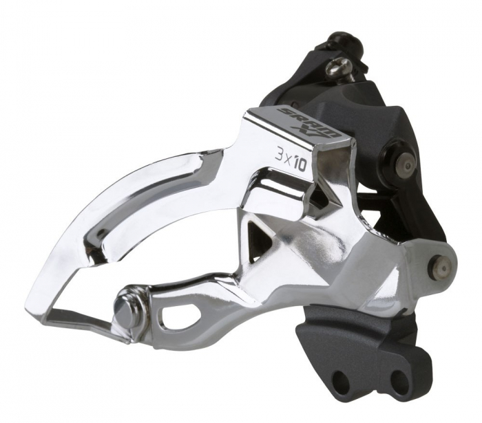 Schimbator Fata Sram X.7, 3X10, Colier 34,9 Sus, Tragere Dubla, X-Glide, Negru-Argintiu [2]