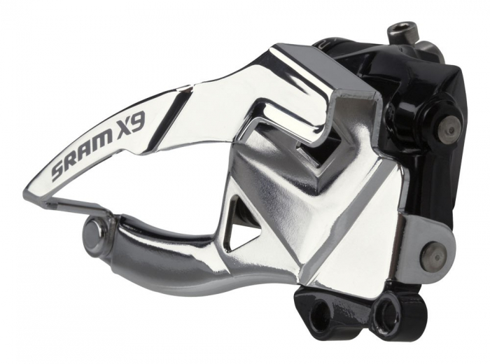 Schimbator Fata Sram X.9 2X10 Colier Sus Tragere Dubla [2]