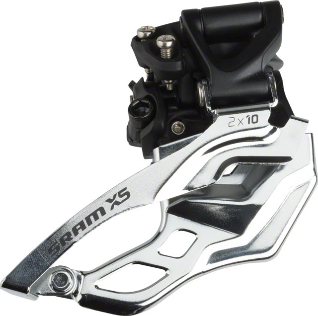 Schimbator fata Sram X5, pt 2x10vit, colier sus 31.8/34.9, tragere jos [1]