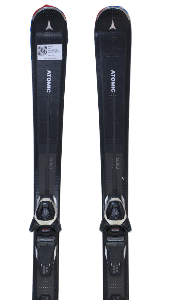 Schiuri second-hand Atomic Cloud 9, 143 cm, cu legaturi [2]
