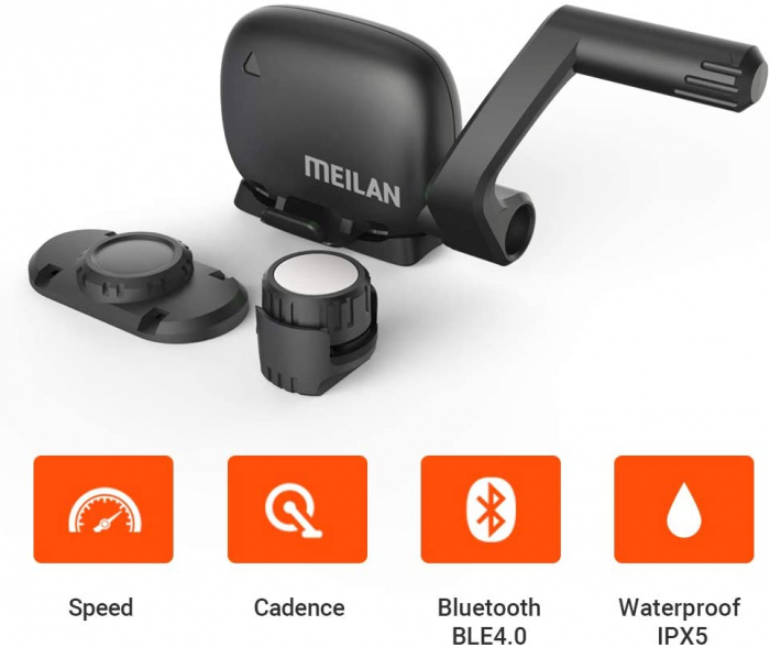 Senzor cadenta si viteza Wireless pentru bicicleta Meilan C3, Waterproof, Bluetooth BT4.0 [3]