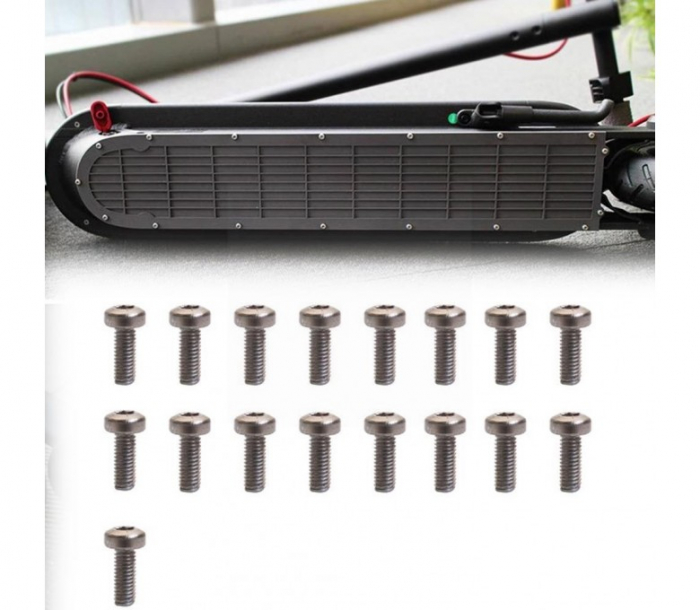 Set 18 Suruburi Pentru Capac Baterie Trotineta Xiaomi Mijia M365, Essential, 1S, Pro2 [2]