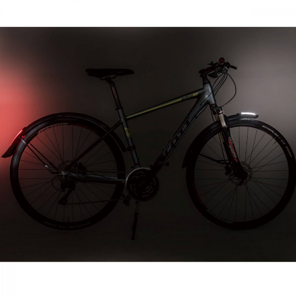 Set Aparatoare Noroi Topeak DeFender Iglow Road - 28 Inch, Negru [2]