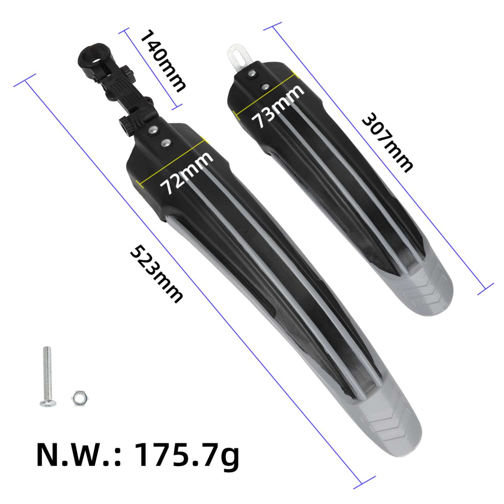 Set aparatori noroi fata/spate pentru bicicleta [4]